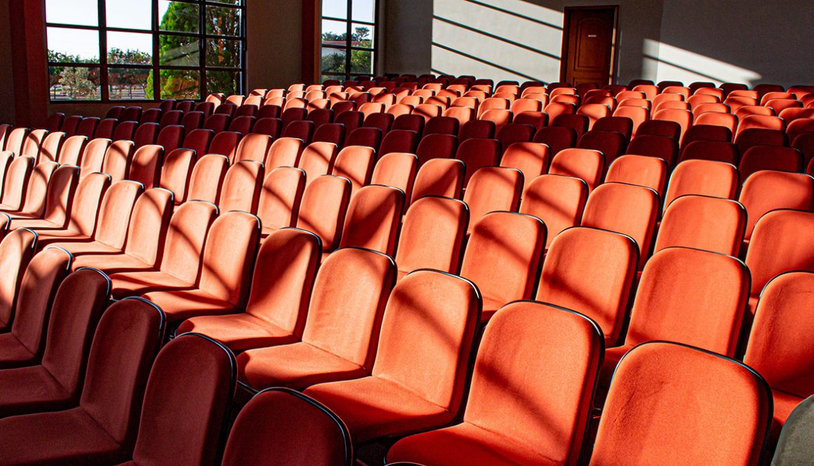 Conference hall chairs