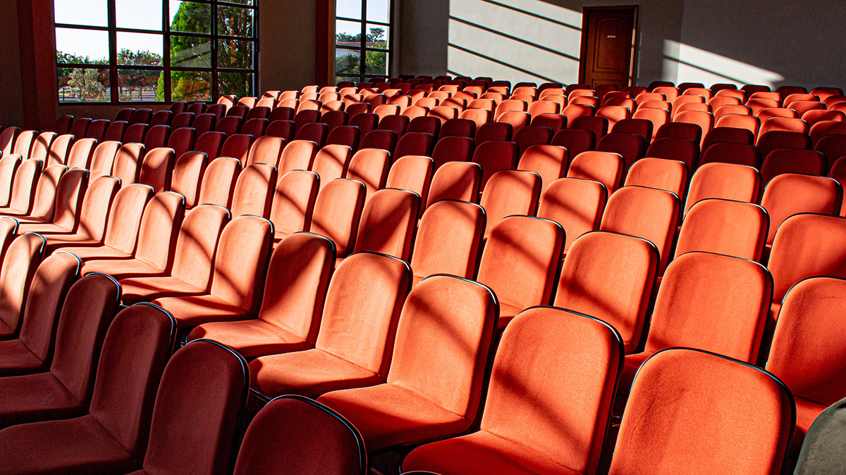 Conference hall chairs